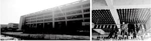 structure reinforced with carbon fiber fabric